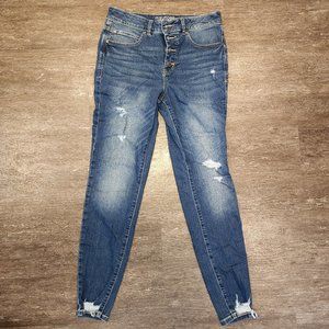 Maurices Ever flex button fly jeans long